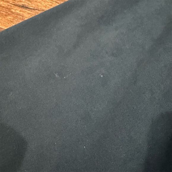 Vintage Teal Jacket XL Blue Feather Embroidery Button-Up Casual Faux Suede READ - Picture 5 of 14